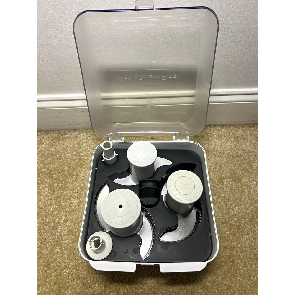 KitchenAid Food Processor Blade/Disc Set w/ Storage Case - ONLY 4 Attachments